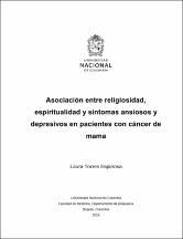 Asociaci n entre religiosidad espiritualidad y s ntomas ansiosos y