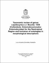 Taxonomic review of genus lepidocyrtus s l bourlet 1839 collembola
